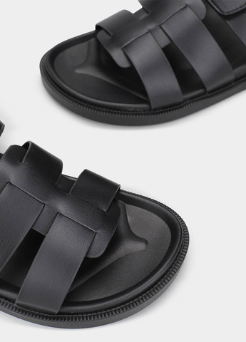 Черные шлепанцы Braska