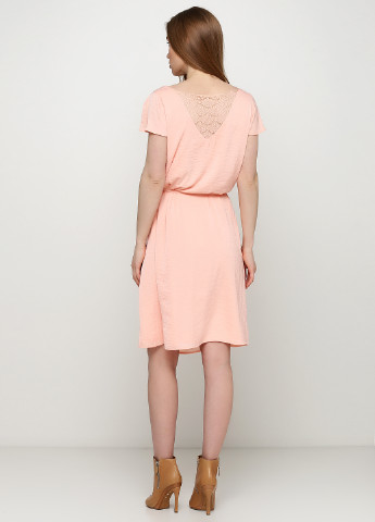 Світло-рожева кежуал сукня Tom Tailor однотонна