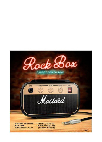 Оригінальний герметичний ланч-бокс Rock Box "Mustard", 1410 мл No Brand (252825151)