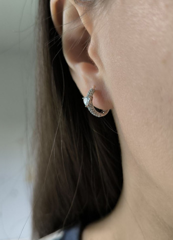 Серьги Silver Flame (350941334)