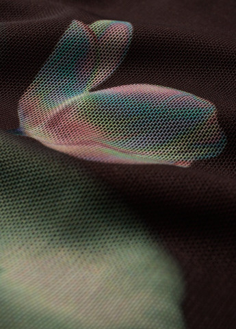 Коричневая кэжуал цветочной расцветки юбка C&A а-силуэта (трапеция)