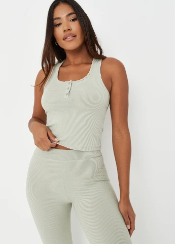 М'ятний літній комплект (топ, легінси) Missguided