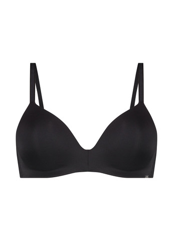 Чёрный балконет бюстгальтер Hunkemoller без косточек полиамид