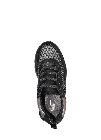 Чорні осінні кросівки 178-8 black Stilli