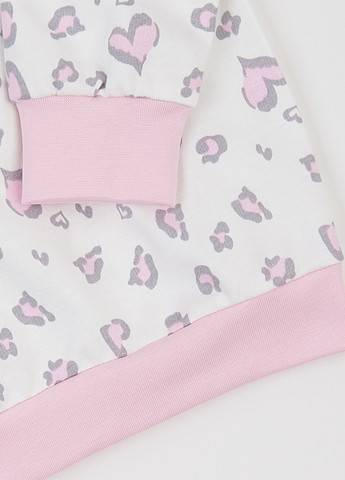 Рожева всесезон піжама (лонгслів, штани) лонгслів + брюки Ляля