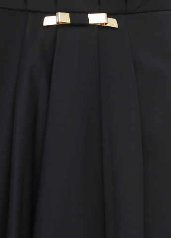 Черная кэжуал однотонная юбка Sassofono Club клешированная
