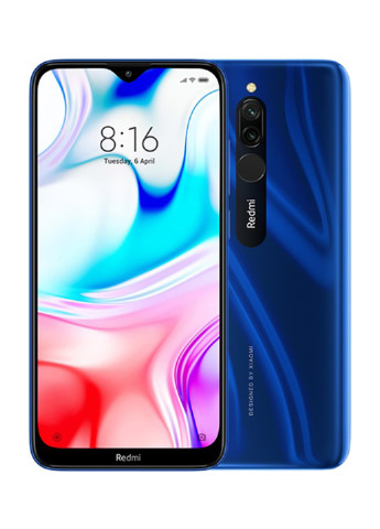 Смартфон Xiaomi redmi 8 4/64gb sapphire blue (156216199)