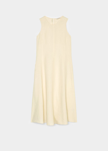 Светло-бежевое кэжуал платье а-силуэт Marc O'Polo однотонное