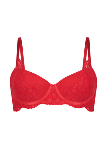Красный балконет бюстгальтер Hunkemoller с косточками полиэстер