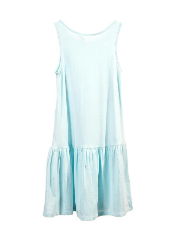 Голубое кэжуал платье H&M с рисунком
