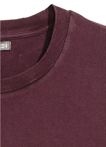 Бордовая футболка H&M