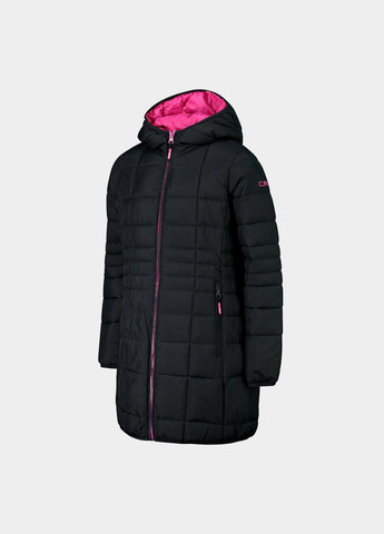 Чорна демісезонна куртка CMP COAT FIX HOOD TAFFETA