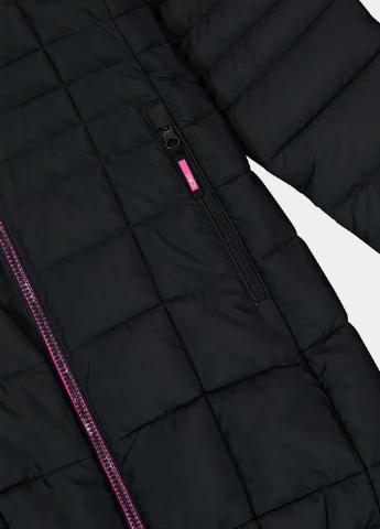 Чорна демісезонна куртка CMP COAT FIX HOOD TAFFETA