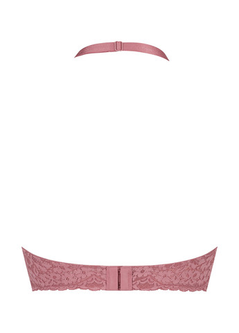 Розовый бралетт бюстгальтер Hunkemoller без косточек полиамид, кружево