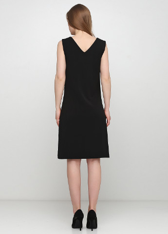 Черное кэжуал платье платье-майка Minus однотонное