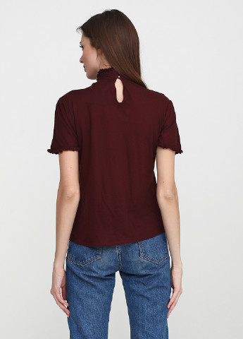 Бордовая летняя блуза Ralph Lauren
