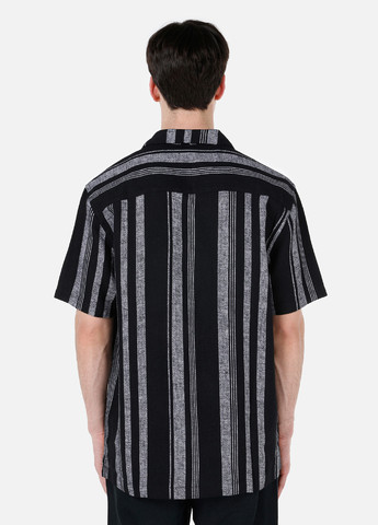 Черная кэжуал рубашка в полоску Colin's