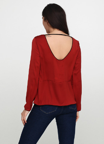 Темно-червона демісезонна блуза Vila