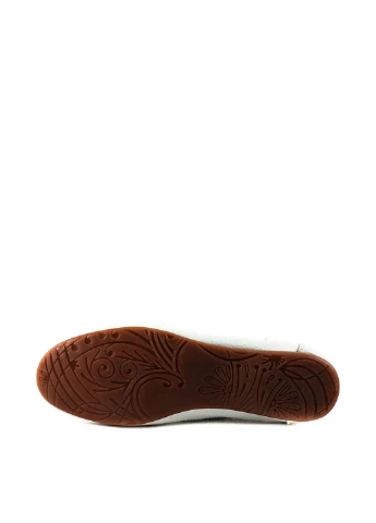 Белые мокасины Allshoes с перфорацией