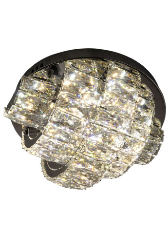 Люстра потолочная хрустальная LED с пультом C8772/350 Хром 19х35х35 см. Sunnysky (253628153)