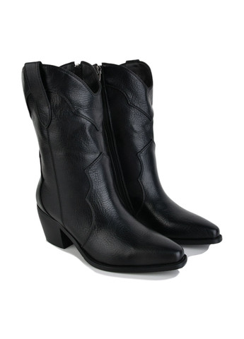 Черные осенние чоботи Lino Marano