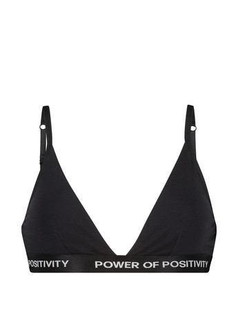 Чёрный бралетт бюстгальтер Hunkemoller без косточек хлопок