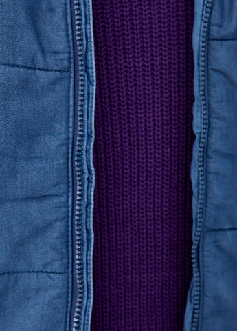 Синя демісезонна куртка Pull & Bear