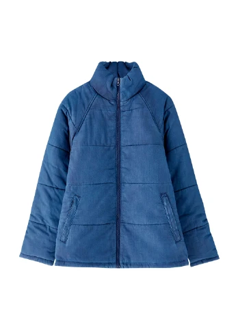 Синя демісезонна куртка Pull & Bear