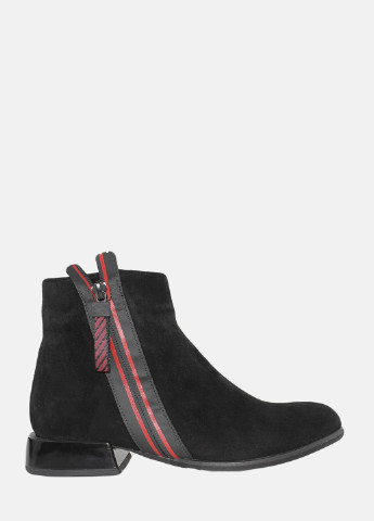 Осенние ботинки re2509-1-2555-11 черный El passo из натуральной замши