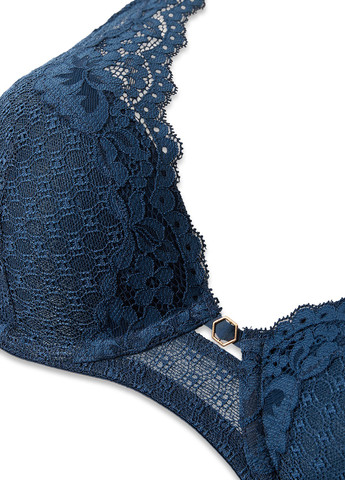 Синій бюстгальтер C&A з кісточками поліамід, мереживо