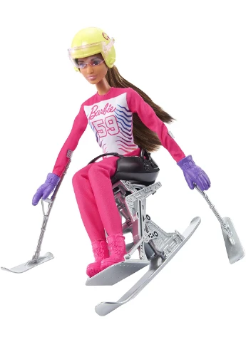 Кукла Barbie Para Alpine Skier Пара-горнолыжница (HCN33) Mattel (255665578)