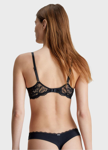 Чорний бралетт бюстгальтер Calvin Klein без кісточок поліамід