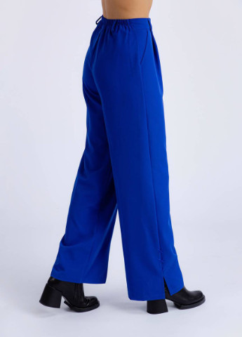 Синие классические демисезонные брюки Ромашка