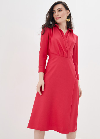 Красное кэжуал платье NUMERO 28