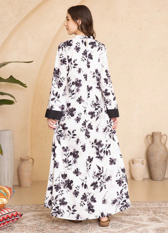 Чёрно-белое платье SHEIN (365497052)