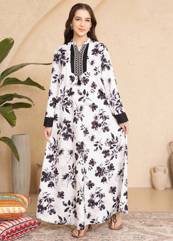 Чёрно-белое платье SHEIN (365497052)