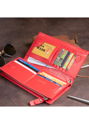 Жіночий шкіряний гаманець 19х9,5х2,5 см st leather (252129345)