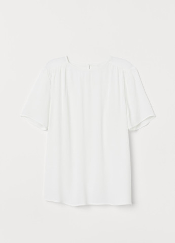 Белая блуза с к/р H&M