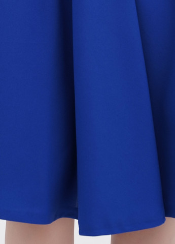 Синее кэжуал платье клеш Rebecca Tatti однотонное