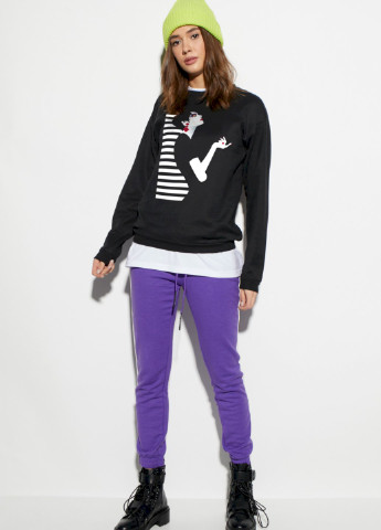 Черный свитшот basic YAPPI (201487972)