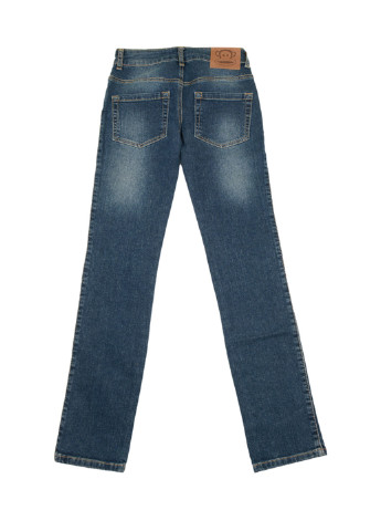 Синие демисезонные со средней талией джинсы Paul Frank