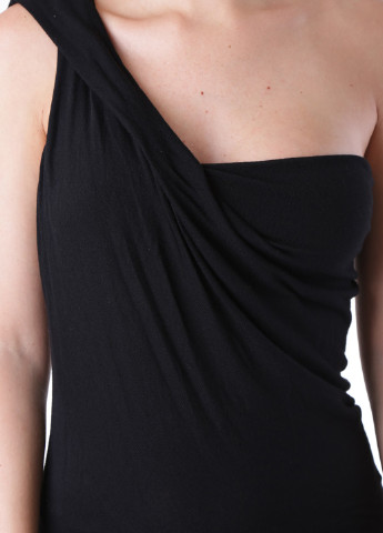 Черное коктейльное платье бандажное Made in Italy однотонное
