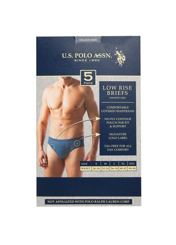 Трусы (5 шт.) U.S. Polo Assn. (367456877)