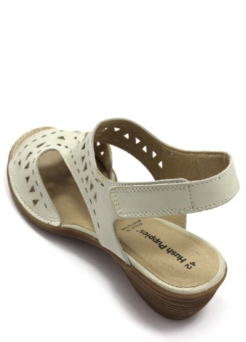 Серые женские босоножки Hush Puppies на липучке