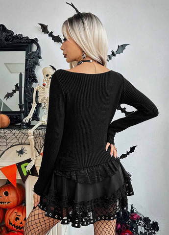 Черный демисезонный джемпер джемпер SHEIN