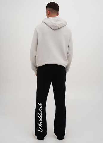 Черные спортивные, кэжуал демисезонные прямые брюки Boohoo