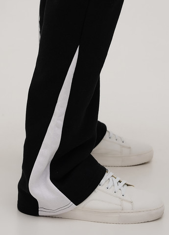 Черные спортивные, кэжуал демисезонные прямые брюки Boohoo