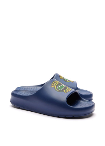 Темно-синие повседневные шлепанцы Lacoste