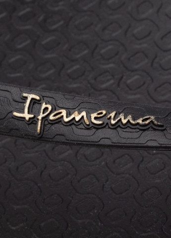 Черно-белые кэжуал тапки для басейну Ipanema с логотипом