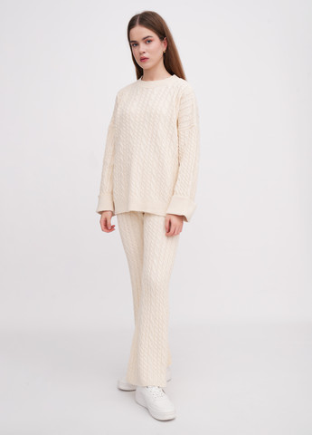 Молочный демисезонный свитер EQUILIBRI